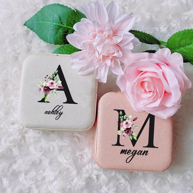 Personalized Rose Jewelry Box
