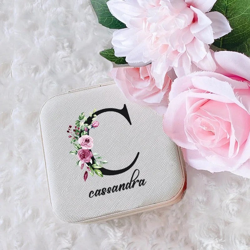 Personalized Rose Jewelry Box