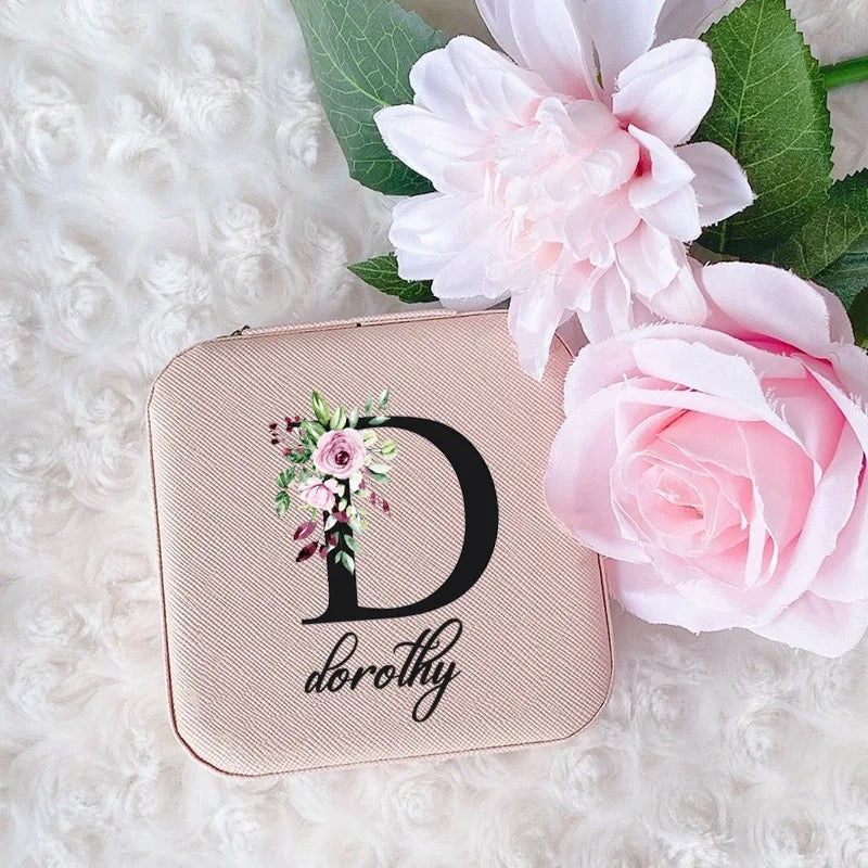 Personalized Rose Jewelry Box