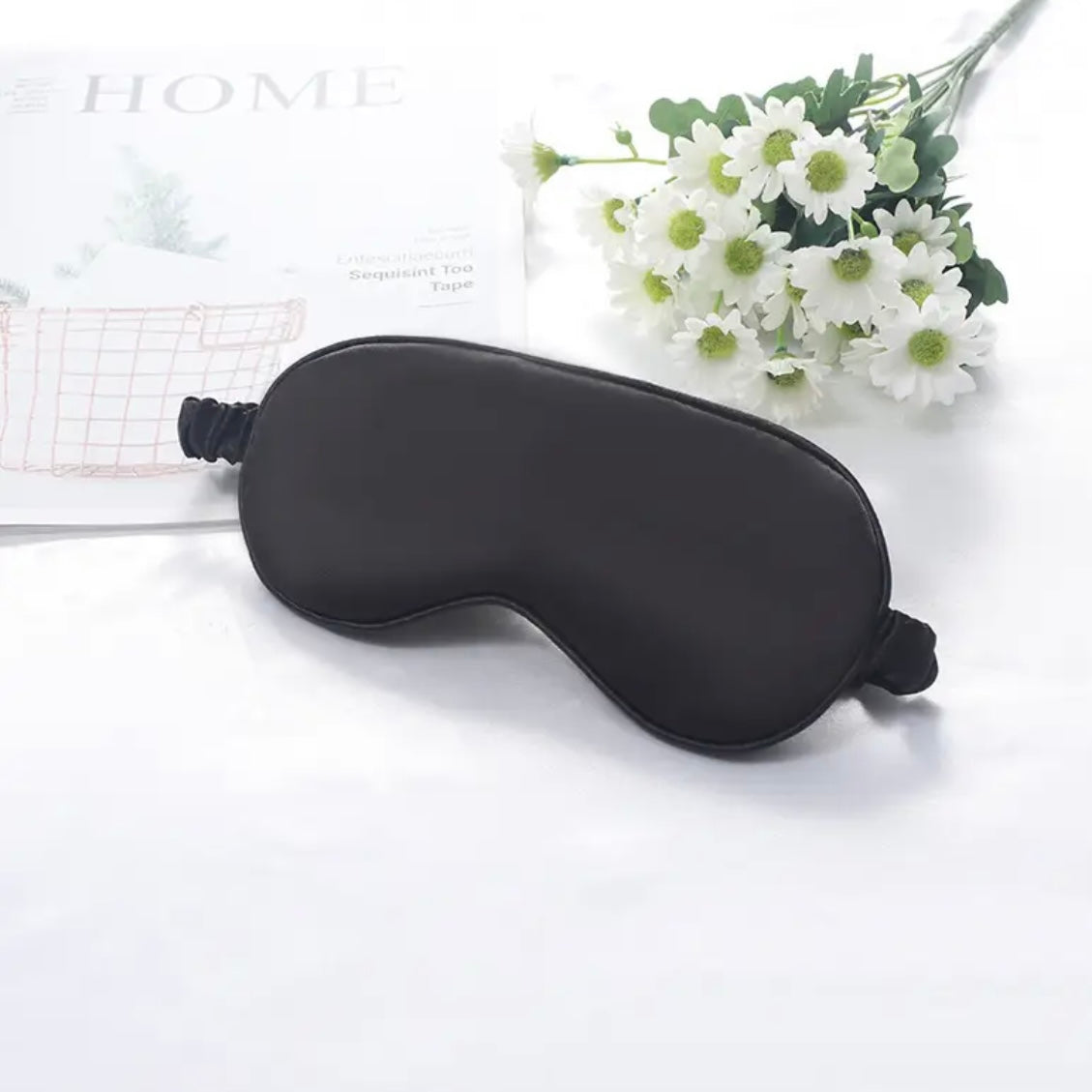 Customized Satin Nighttime Eye Mask