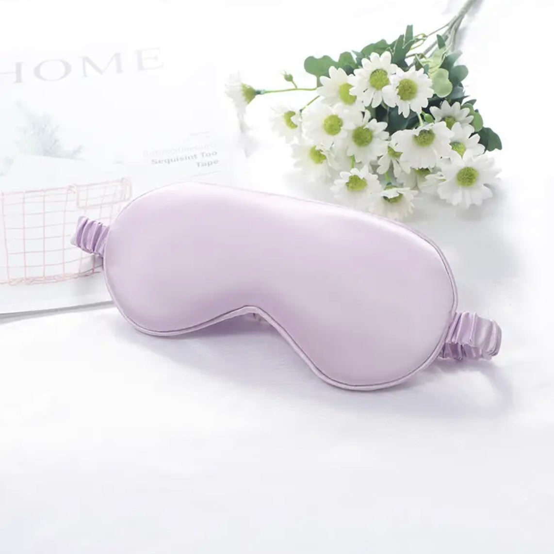 Customized Satin Nighttime Eye Mask