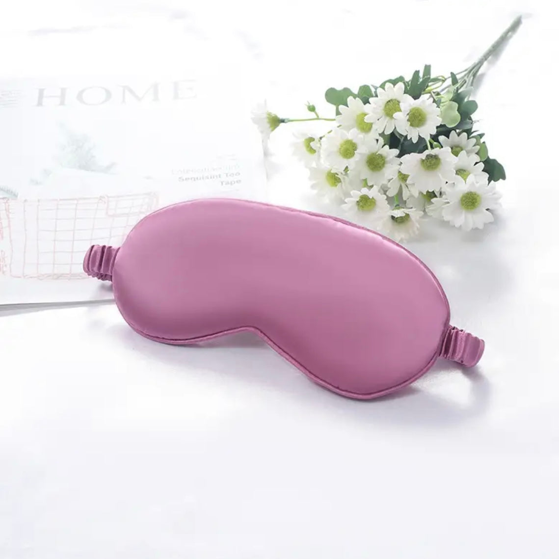 Customized Satin Nighttime Eye Mask
