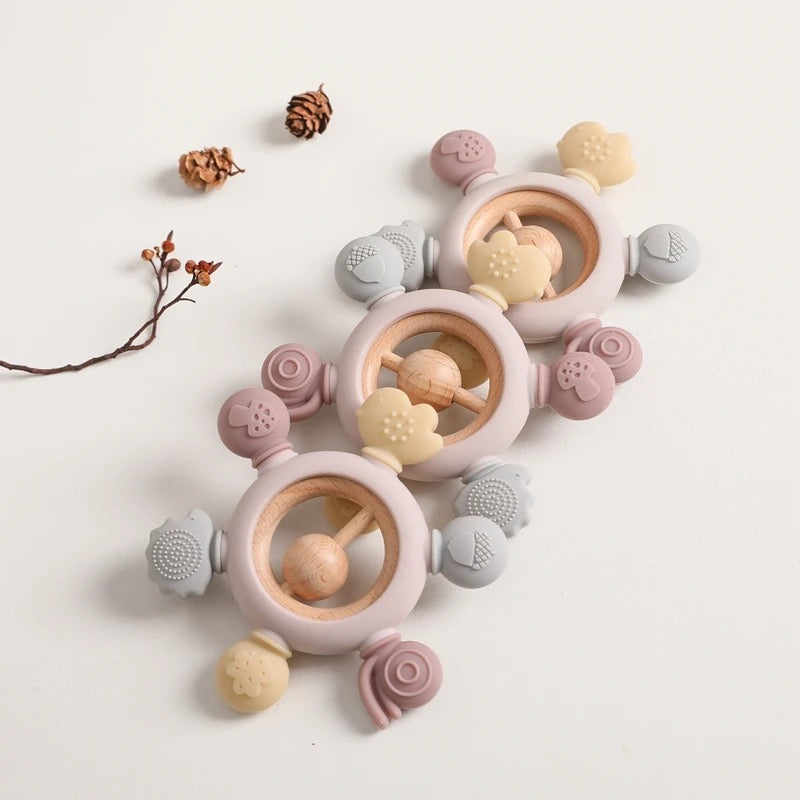 Forest Baby Teether Rattle