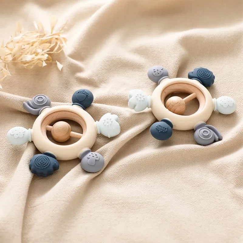 Forest Baby Teether Rattle