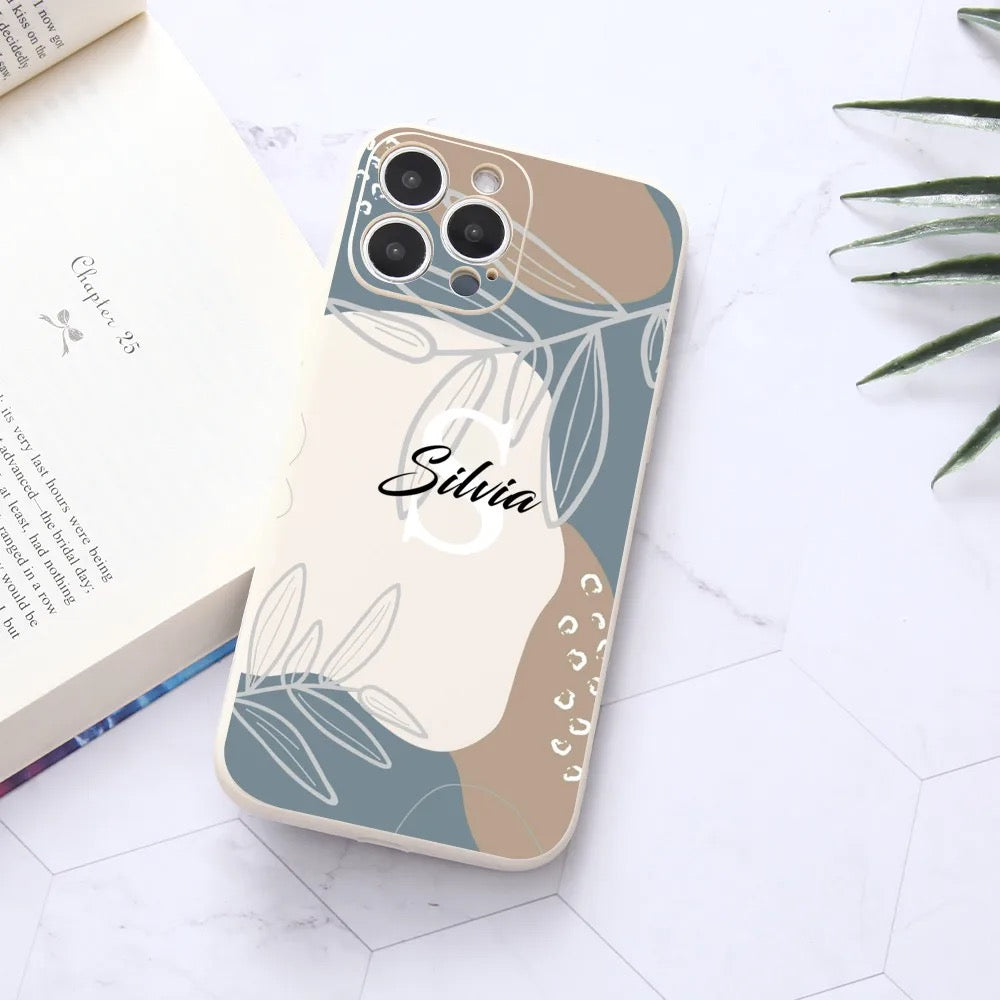 Personalized Floral Phone Case for iPhone