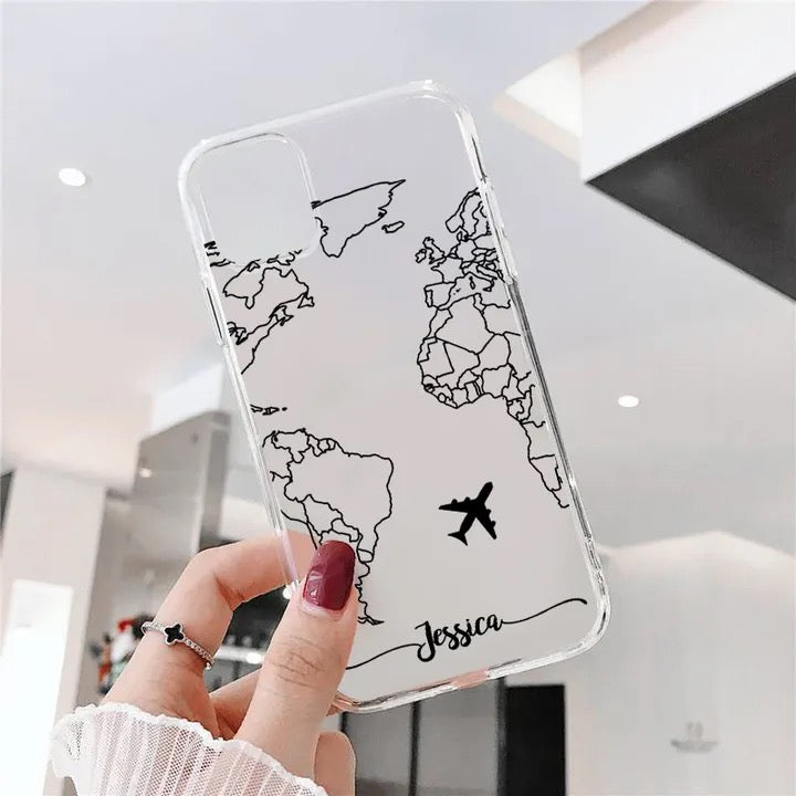 Personalized Wanderlust iPhone Case