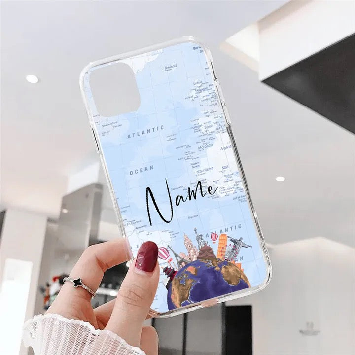 Personalized Wanderlust iPhone Case