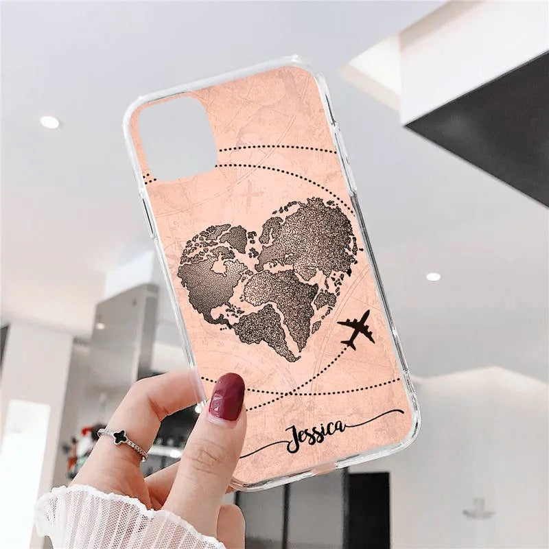 Personalized Wanderlust iPhone Case