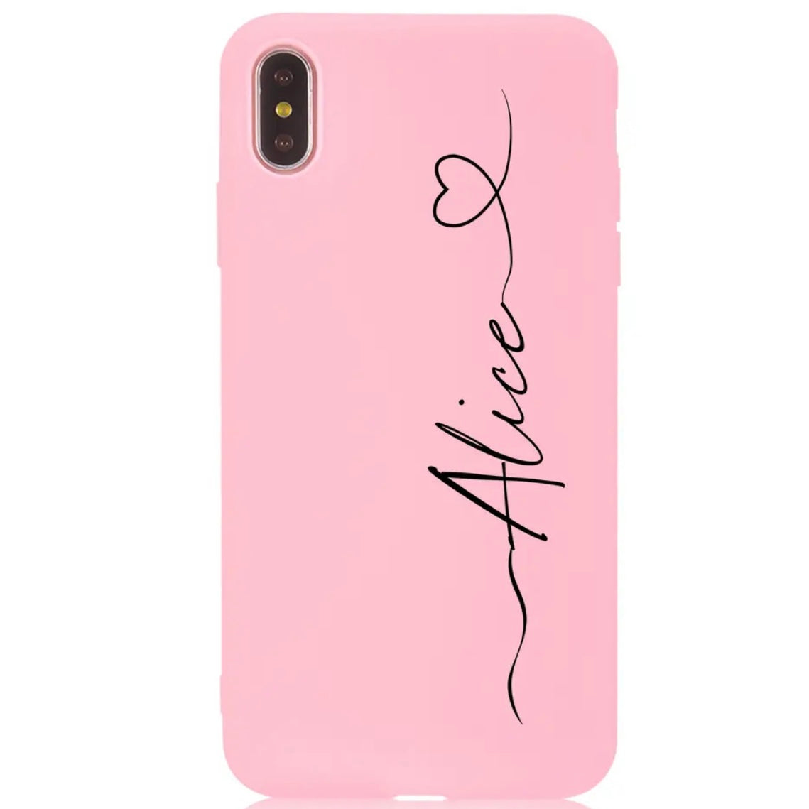 Personalized iPhone Case: Vibrant Hearts