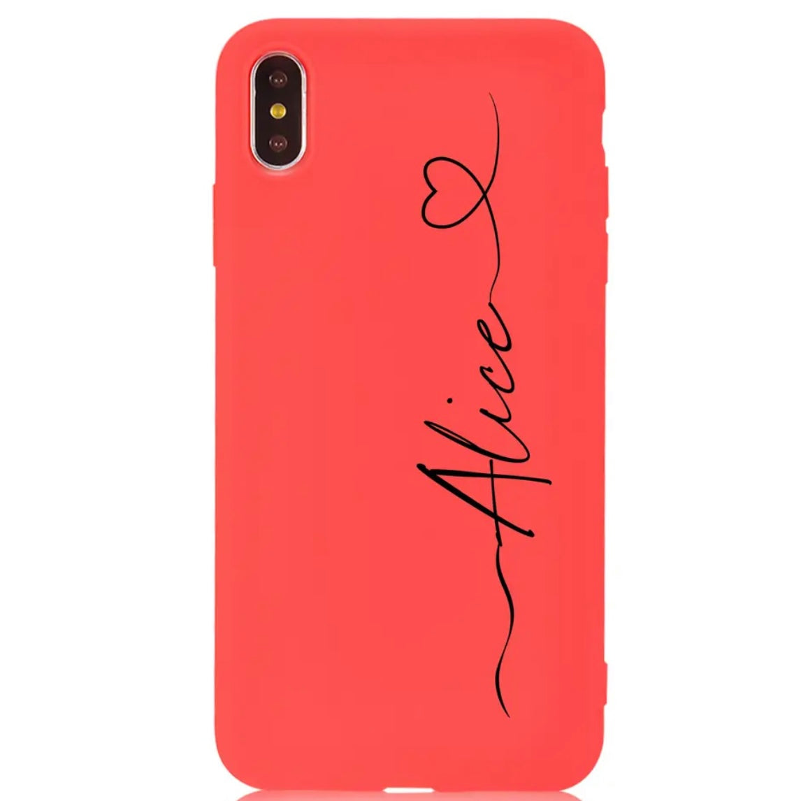 Personalized iPhone Case: Vibrant Hearts