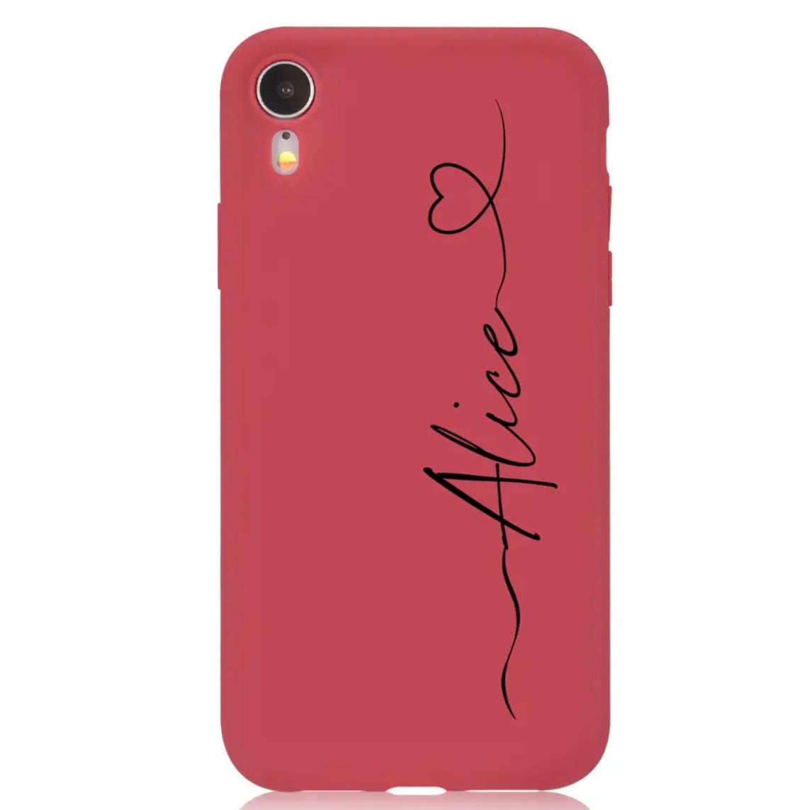 Personalized iPhone Case: Vibrant Hearts