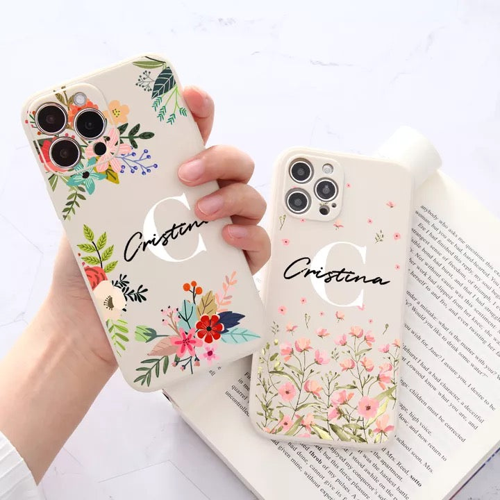Floral Personalized iPhone Case
