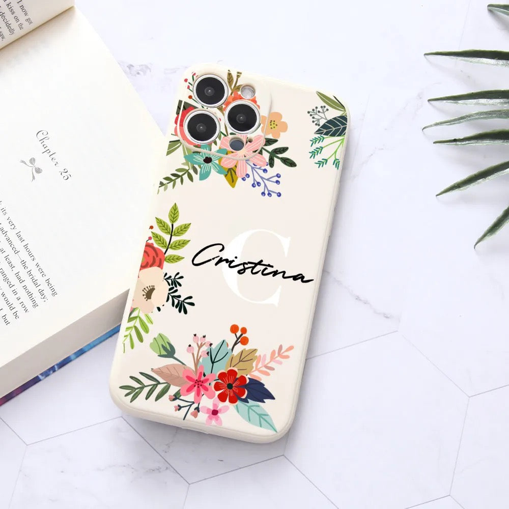 Floral Personalized iPhone Case