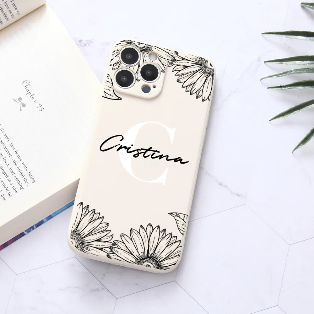 Floral Personalized iPhone Case