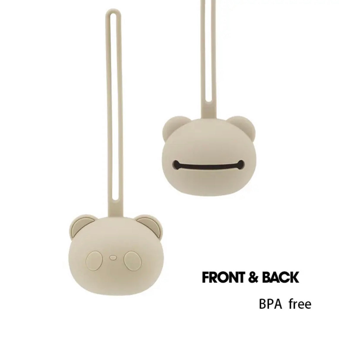 Personalized Panda Silicone Baby Pacifier Case