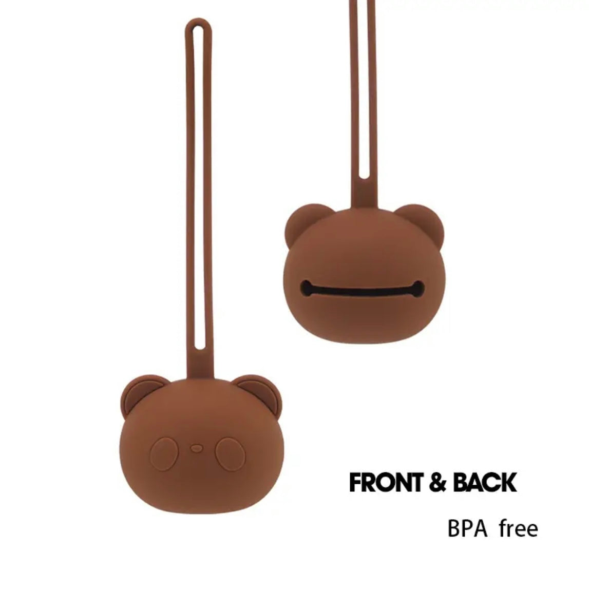 Personalized Panda Silicone Baby Pacifier Case