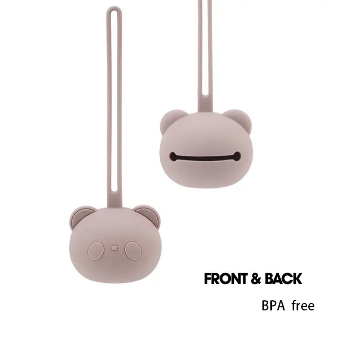 Personalized Panda Silicone Baby Pacifier Case