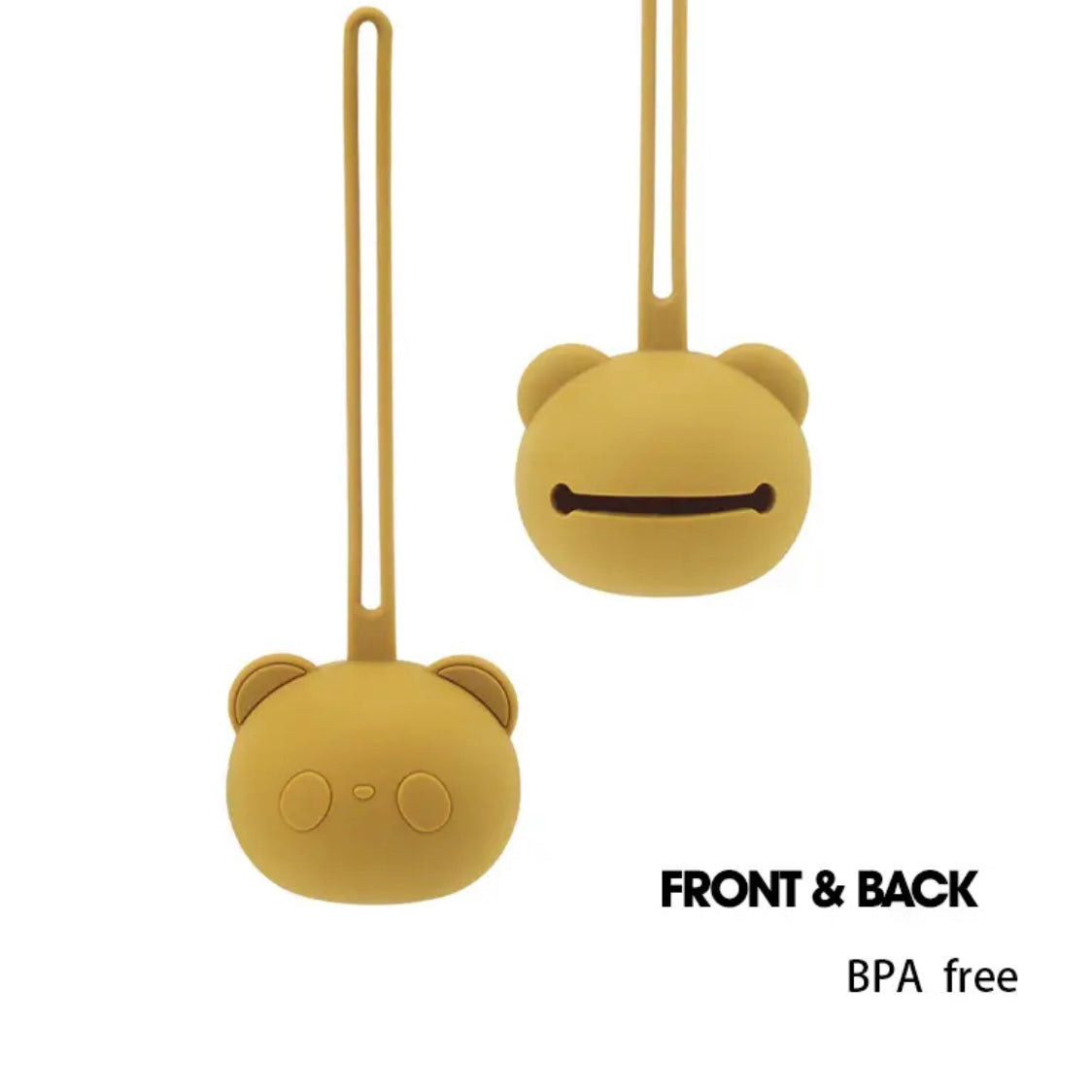 Personalized Panda Silicone Baby Pacifier Case