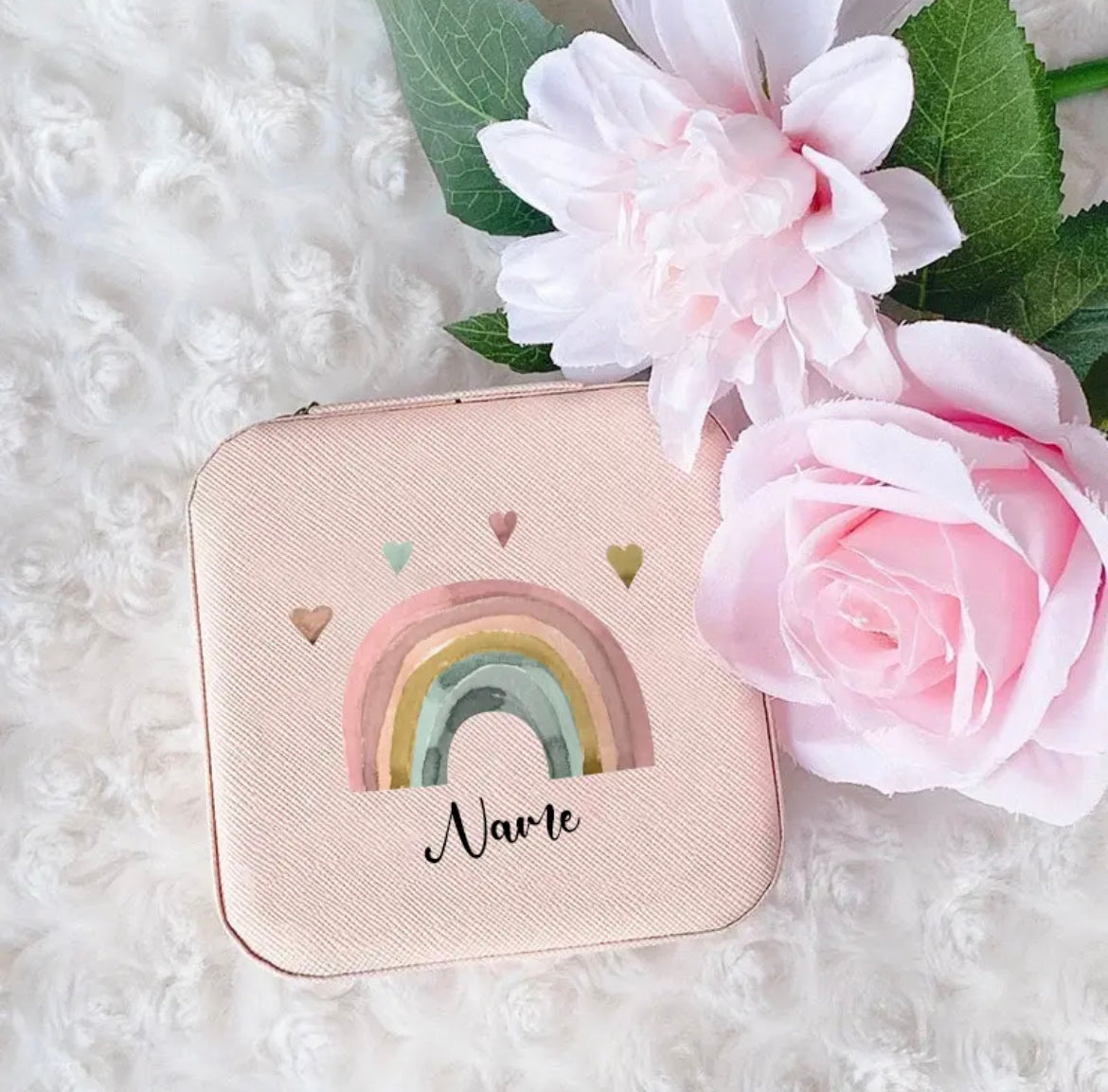 Personalized Rainbow Jewelry Box