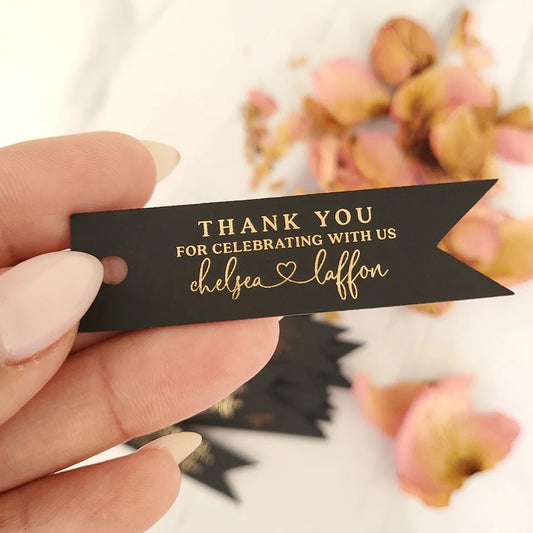 Custom Thank You Gift Tags- 50pcs