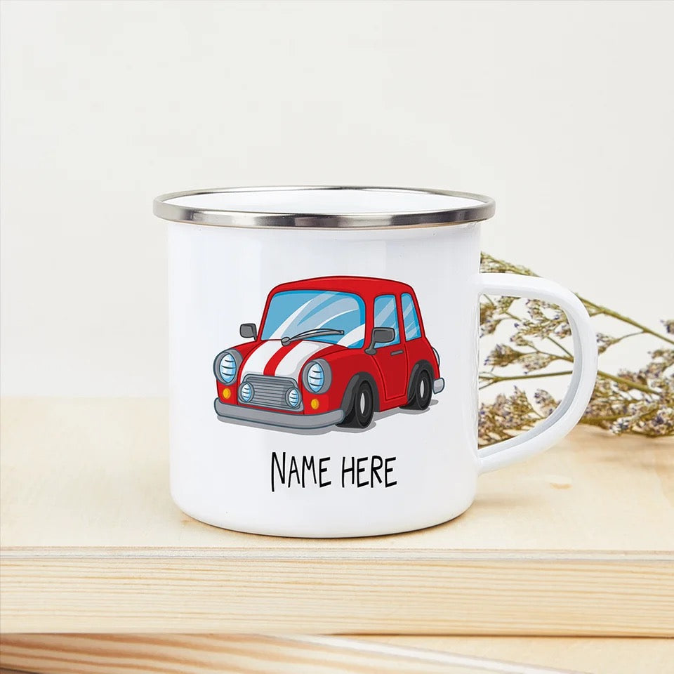 Personalized Kids Mug- Transport Designs