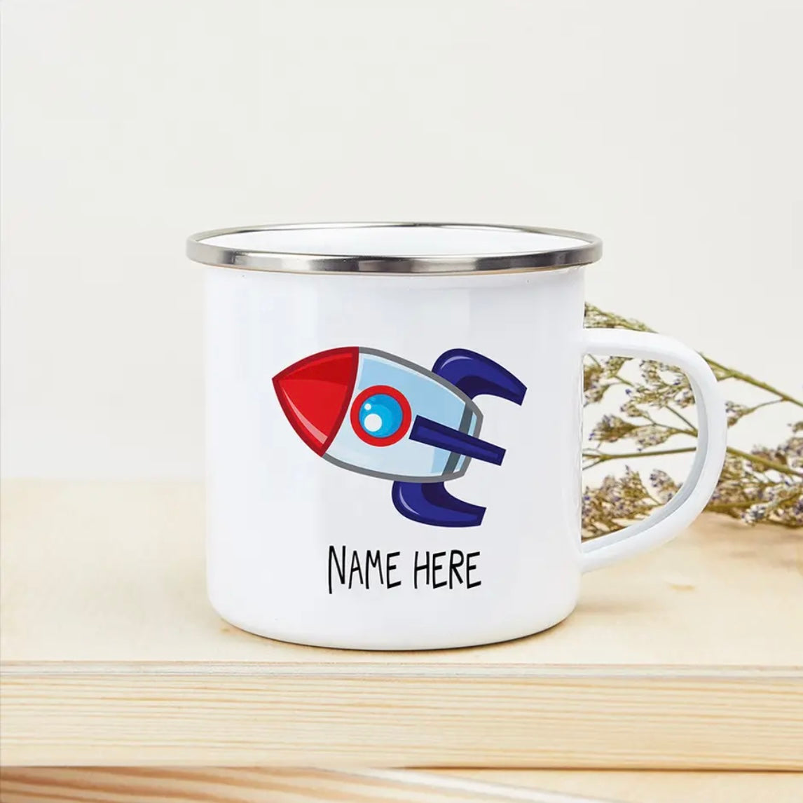 Personalized Kids Mug- Transport Designs