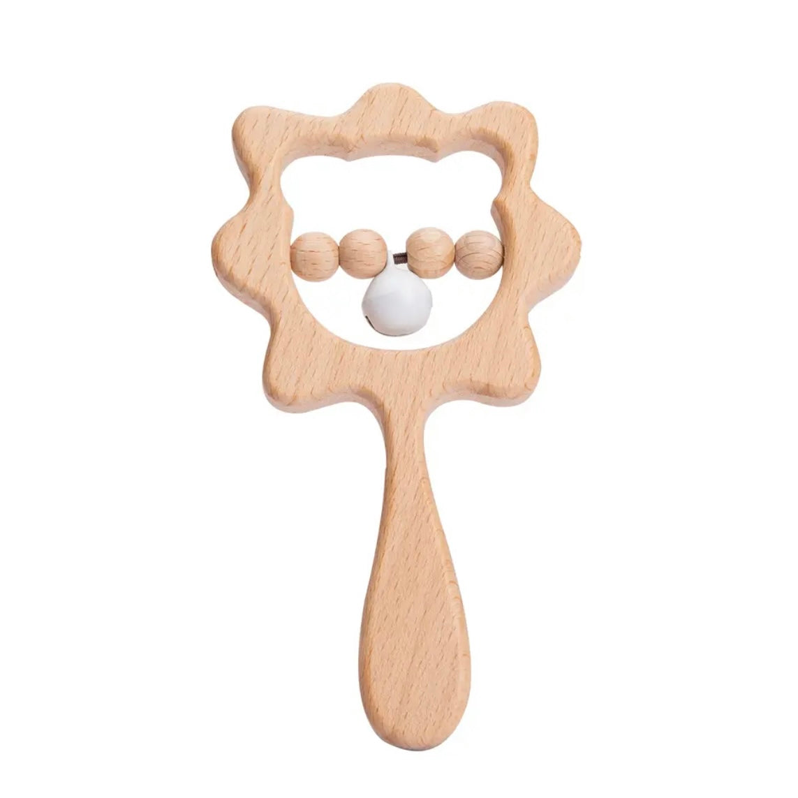 Personalized Wooden Rattle - Collection of Animal Designs