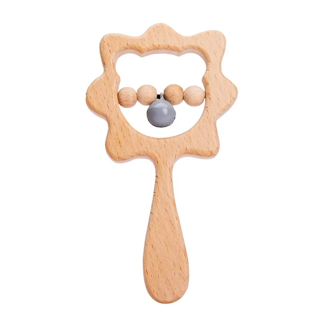 Personalized Wooden Rattle - Collection of Animal Designs