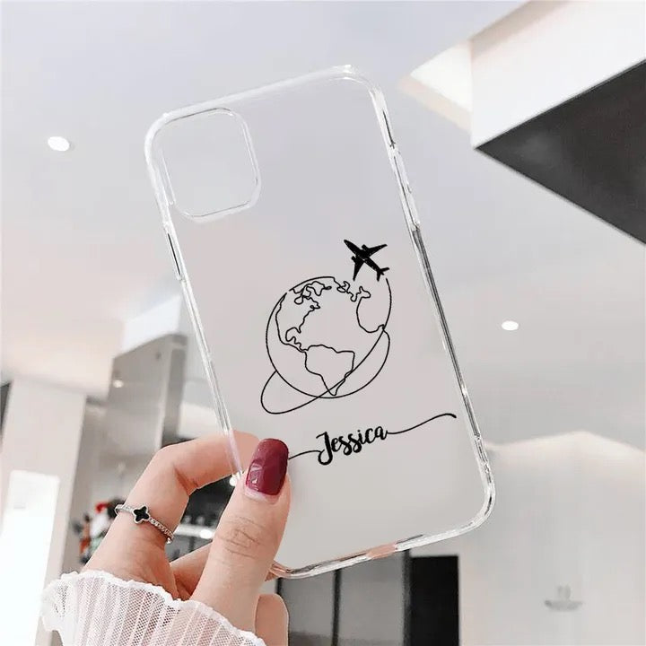 Personalized Wanderlust iPhone Case