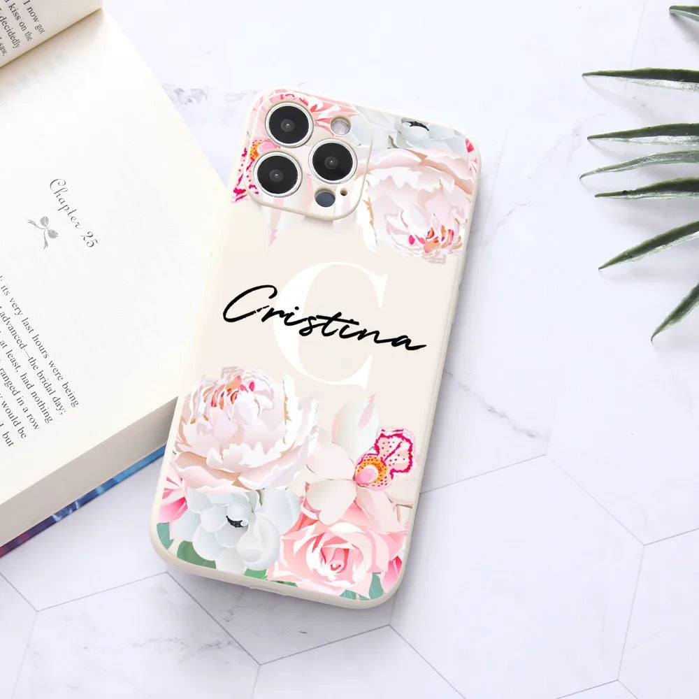 Floral Personalized iPhone Case