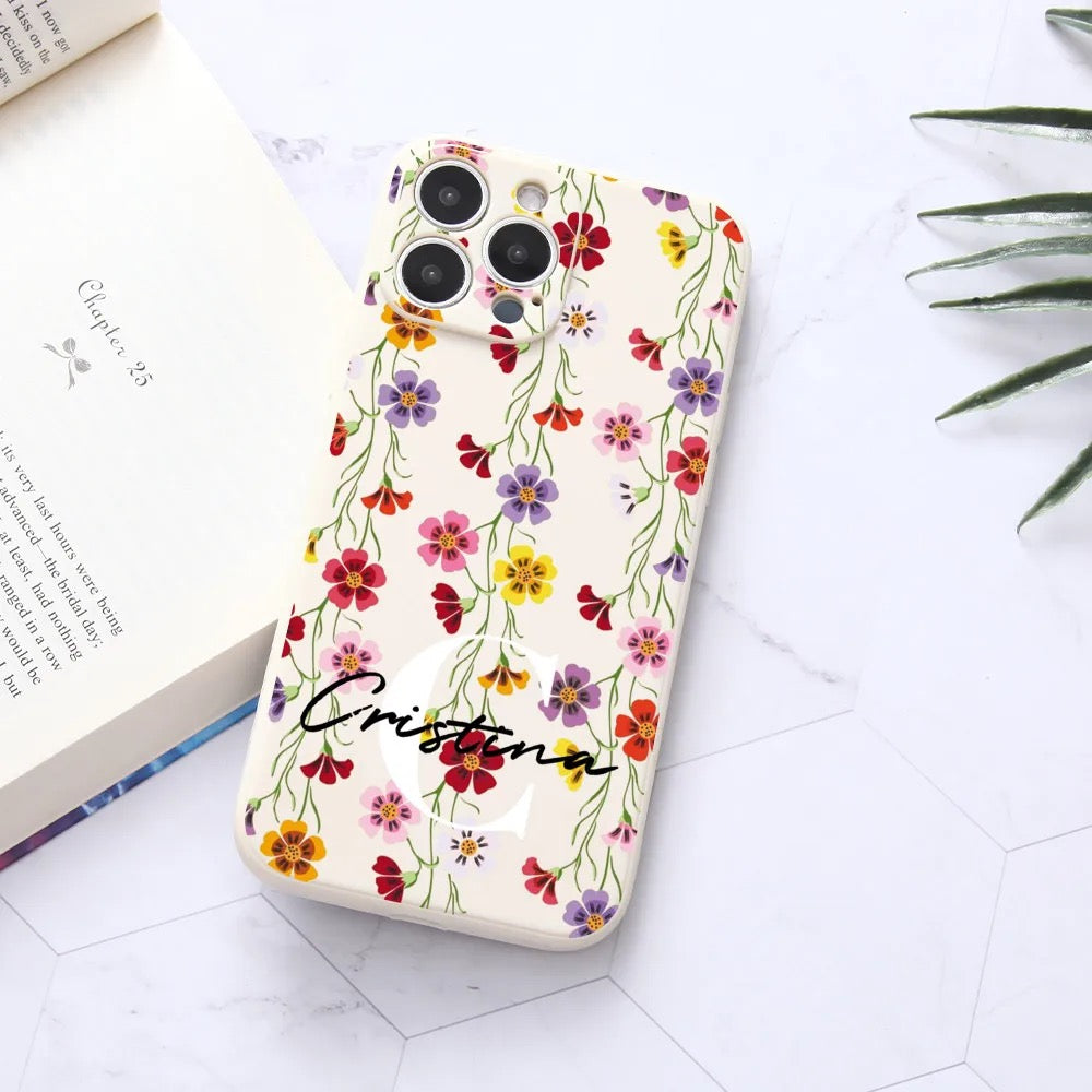 Floral Personalized iPhone Case