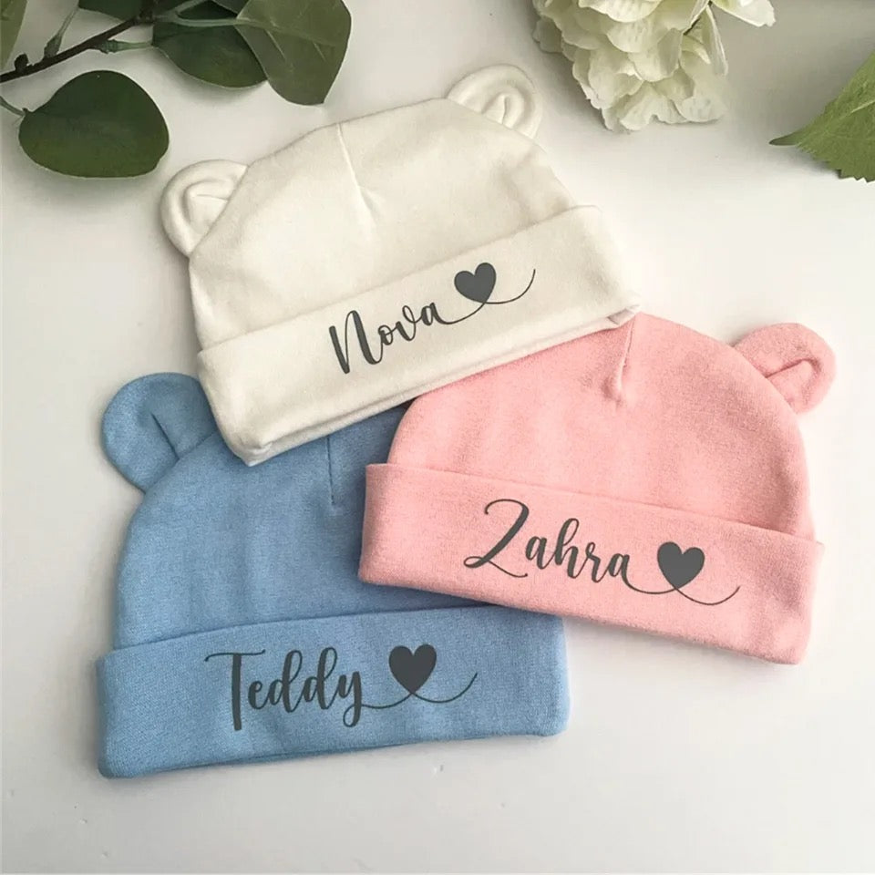 Personalized Cotton Newborn & Baby Hat